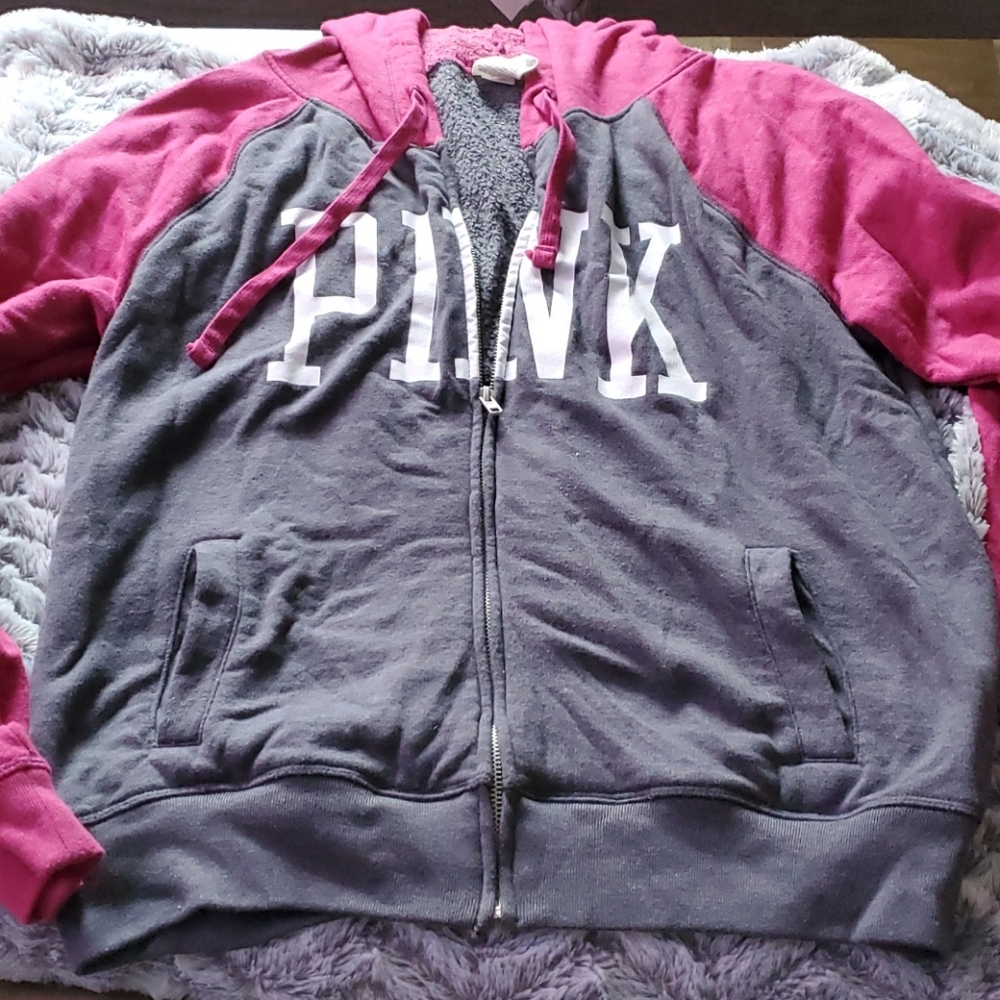 Pink hoodie